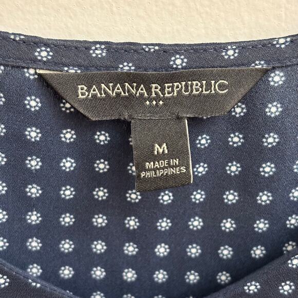 Bundle of Banana Republic Spaghetti Adjustable Strap Print Cami Tops Size Medium - Picture 4 of 16